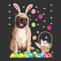 Happy Easter Cute Bunny Dog Pug Wearing Bunny Ears Gift Baby Bodysuit | Artistshot