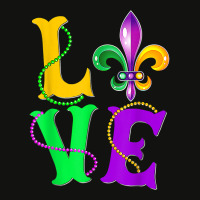 Love Mardi Gras Party Tuesday Parade Festival Girls Women T Shirt Scorecard Crop Tee | Artistshot