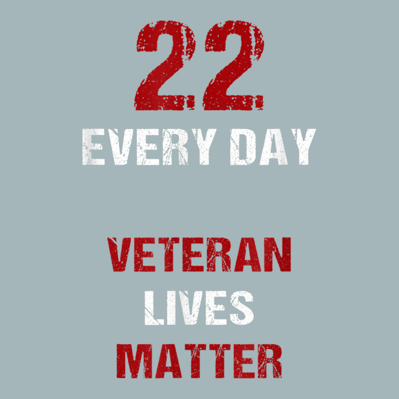 22 Every Day Veteran Lives Matter Unisex Sherpa-Lined Denim Jacket by ALFREDMCGOWAN | Artistshot