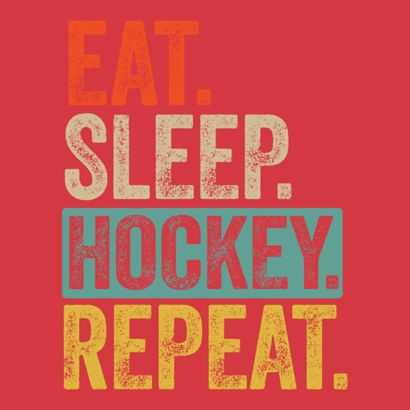 Eat Sleep Hockey Repeat Retro Vintage Gift Men's Polo Shirt | Artistshot