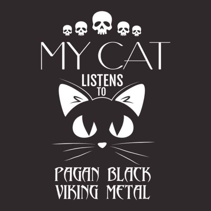 My Cat Listens To Pagan Black Viking Metal Tee Racerback Tank by ELIZABETHKARLENEWINCELOWICZ | Artistshot