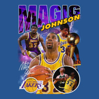 Magic Johnson 70s Ladies Fitted T-shirt | Artistshot