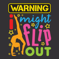 Gymnastics  Warning I Might Flip Out Vintage Hoodie | Artistshot