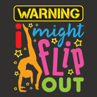 Gymnastics  Warning I Might Flip Out Champion Hoodie | Artistshot