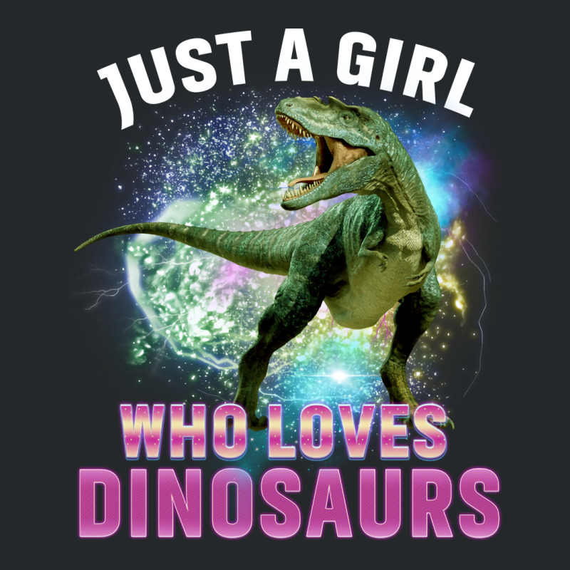 Dinosaurs Lover Just A Girl Who Loves Dinosaurs Cute Stars Crewneck Sweatshirt | Artistshot