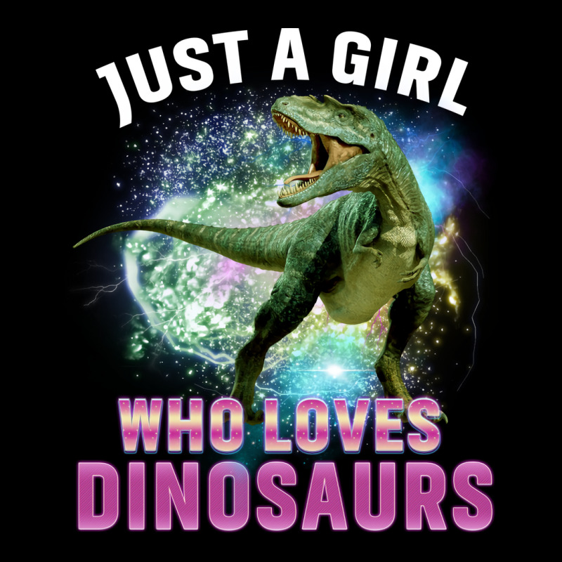 Dinosaurs Lover Just A Girl Who Loves Dinosaurs Cute Stars Long Sleeve Shirts | Artistshot