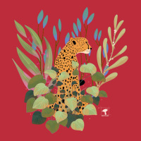 Theres A Cheetah In My Plants Red Pocket T-shirt | Artistshot