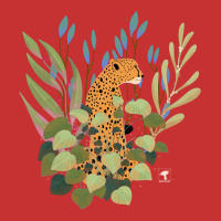 Theres A Cheetah In My Plants Red V-neck Tee | Artistshot