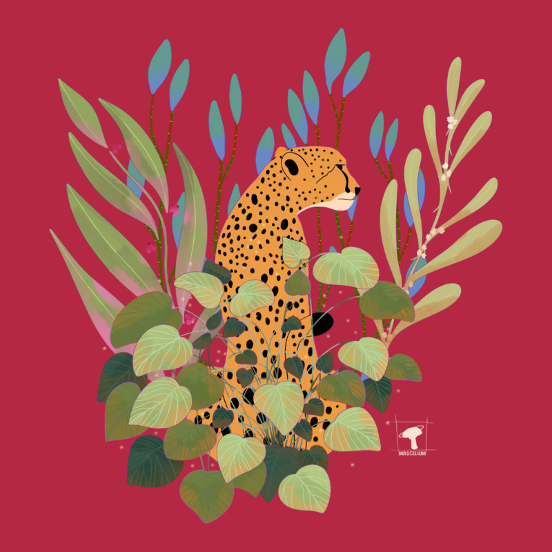 Theres A Cheetah In My Plants Red Champion Hoodie | Artistshot