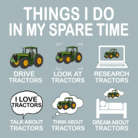 Things I Do In My Spare Time Tractor Nature Unisex Sherpa-lined Denim Jacket | Artistshot