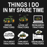 Things I Do In My Spare Time Tractor Nature Flannel Shirt | Artistshot