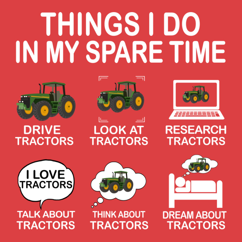 Things I Do In My Spare Time Tractor Nature Tank Top | Artistshot