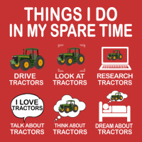 Things I Do In My Spare Time Tractor Nature V-neck Tee | Artistshot