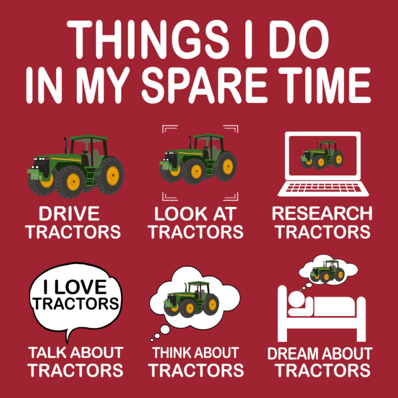 Things I Do In My Spare Time Tractor Nature Long Sleeve Shirts | Artistshot