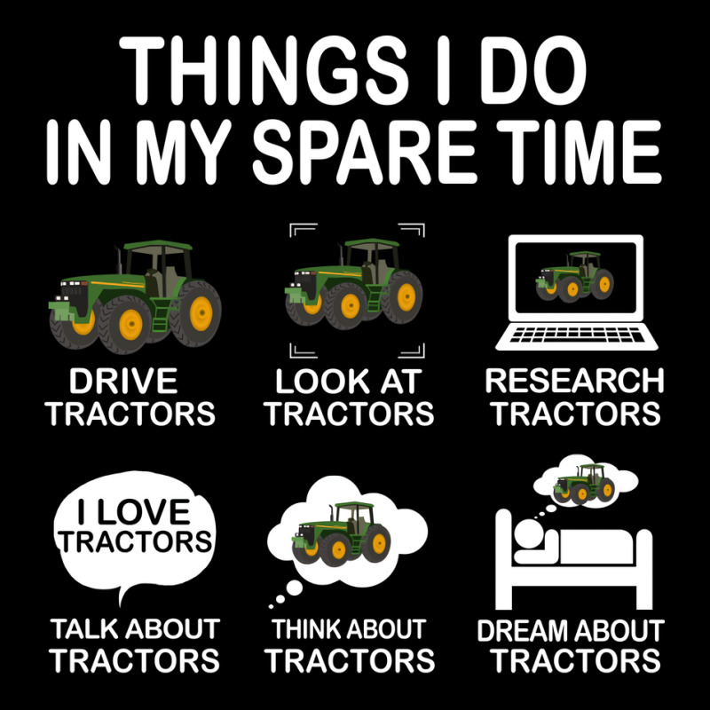 Things I Do In My Spare Time Tractor Nature Lightweight Hoodie | Artistshot