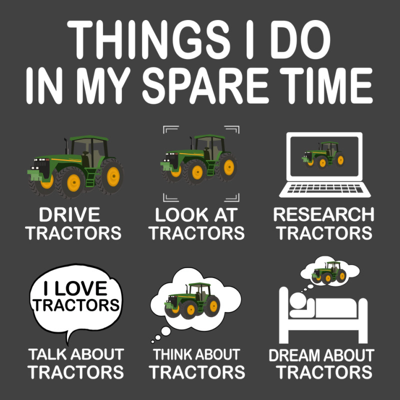 Things I Do In My Spare Time Tractor Nature Vintage T-shirt | Artistshot