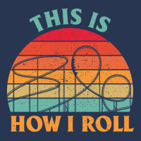 This Is How I Roll Amusement Park Roller Coaster Retro Men Denim Jacket | Artistshot