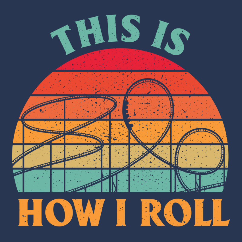 This Is How I Roll Amusement Park Roller Coaster Retro Men Denim Jacket | Artistshot