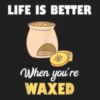 Life Is Better When You're Waxed Skincare Esthetician Waxing T Shirt Ladies Polo Shirt | Artistshot