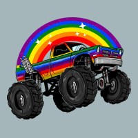 Lgbt Monster Truck Rainbow Flag Lgbtq Car Gay Pride Month Cool Unisex Sherpa-lined Denim Jacket | Artistshot