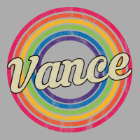 Vance Retro Rainbow Fadedstyle Men's T-shirt Pajama Set | Artistshot