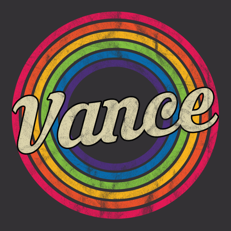 Vance Retro Rainbow Fadedstyle Vintage Hoodie by kejaboant | Artistshot