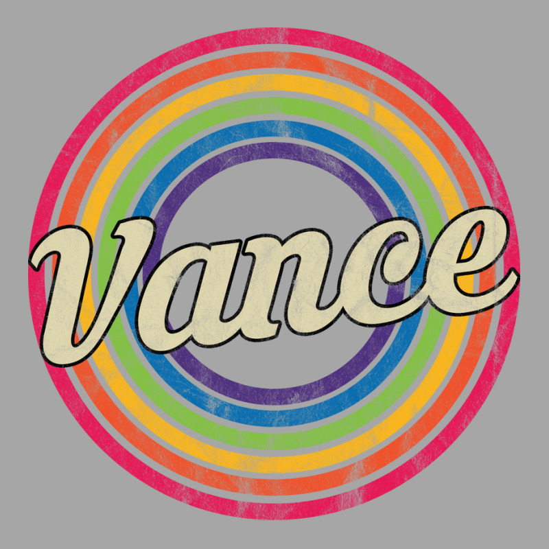 Vance Retro Rainbow Fadedstyle Men's Polo Shirt by kejaboant | Artistshot