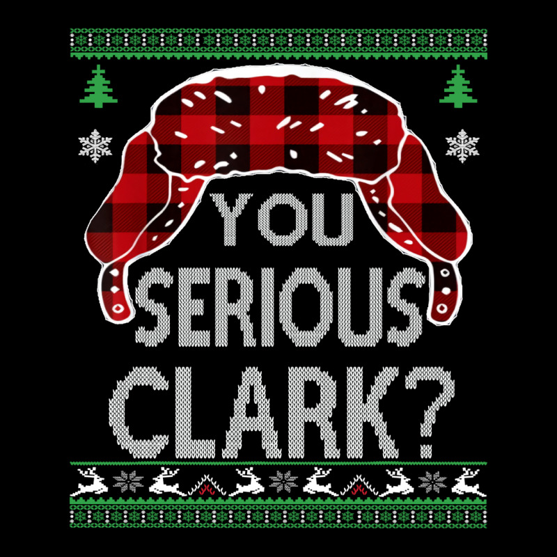 You Serious Clark Ugly Christmas Sweater Boy Men's Long Sleeve Pajama Set | Artistshot