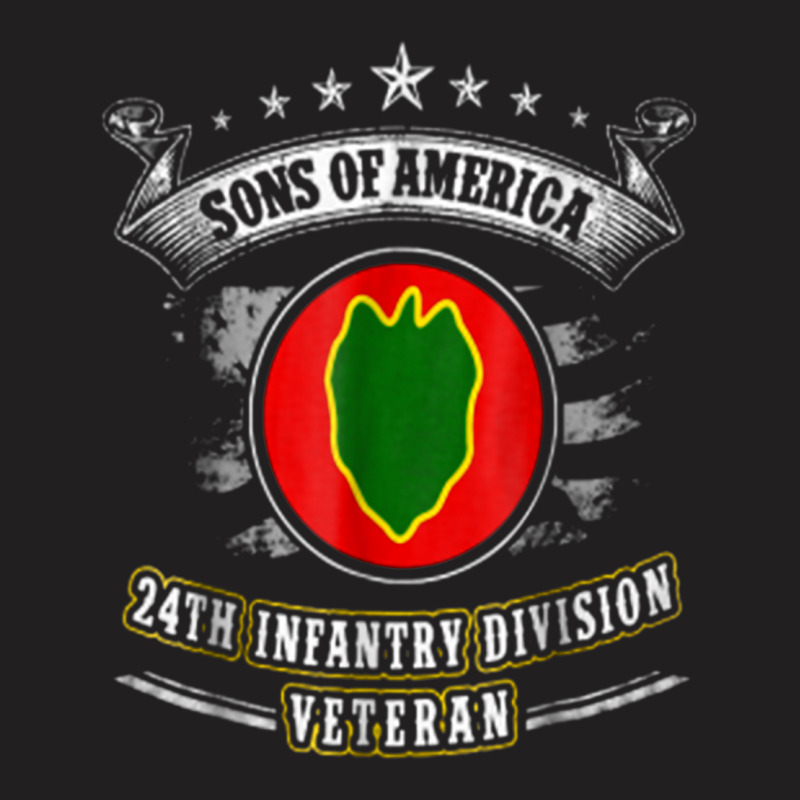 24th Infantry Division Veteran - Sons Of America T-Shirt by ALFREDMCGOWAN | Artistshot