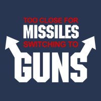 Too Close For Missiles Switching To Guns Quote Men Denim Jacket | Artistshot