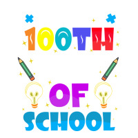 100 Days Of School Red 70s Unisex Hoodie | Artistshot