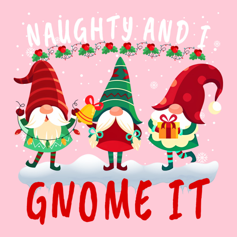 Naughty And I Gnome It Cute Gnomes Christmas Girl Graphic T-shirt by kkeyooyimmie | Artistshot