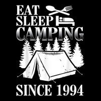 25th Birthday Eat Sleep Camping Camper Pocket T-shirt | Artistshot