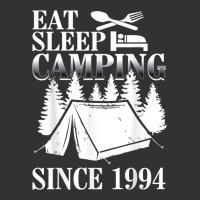 25th Birthday Eat Sleep Camping Camper Vintage Short | Artistshot