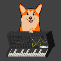 Funny Synthesizer Fan Korgi Corgi Dog Lover .png Vintage T-shirt | Artistshot