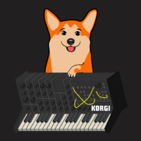 Funny Synthesizer Fan Korgi Corgi Dog Lover .png T-shirt | Artistshot