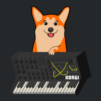 Funny Synthesizer Fan Korgi Corgi Dog Lover .png Crewneck Sweatshirt | Artistshot