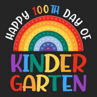 Happy 100th Day Of School Kindergarten Teacher Girls Rainbow 80s 3/4 Sleeve Shirt | Artistshot