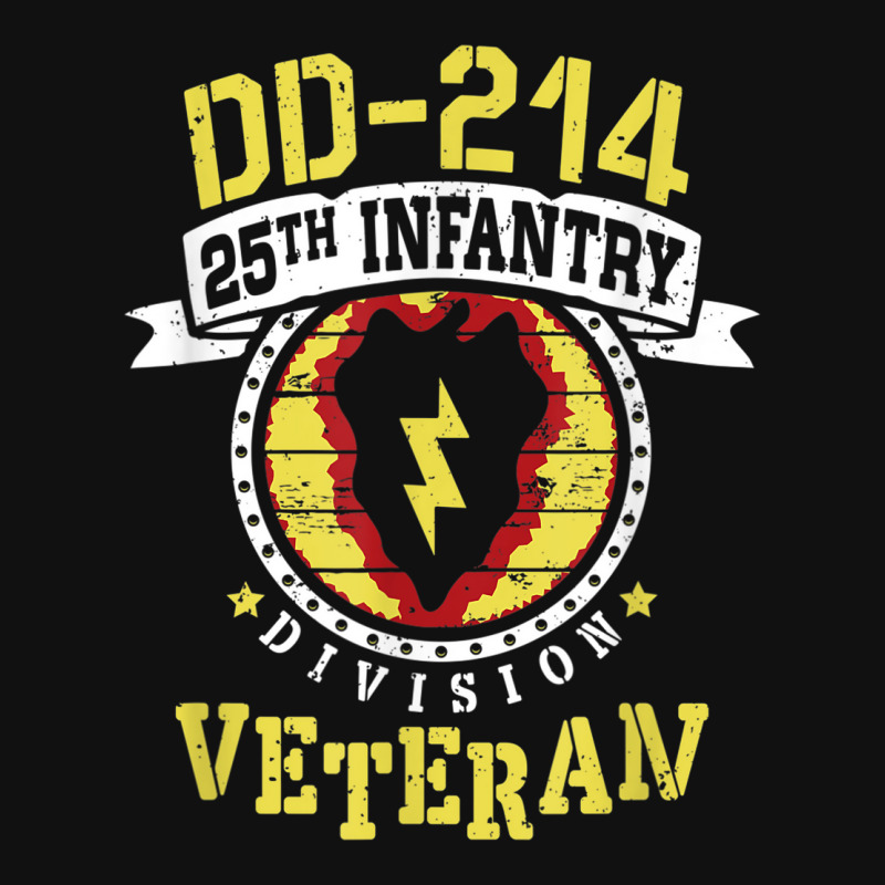 25th Infantry Division Patch Tropic Lightning Dd-214 Veteran Graphic T-shirt by ALFREDMCGOWAN | Artistshot