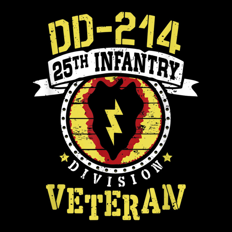 25th Infantry Division Patch Tropic Lightning Dd-214 Veteran V-Neck Tee by ALFREDMCGOWAN | Artistshot