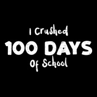 I Crushed 100 Days Of School Red Lightweight Hoodie | Artistshot