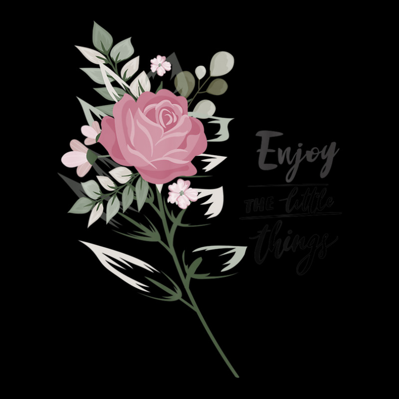 Enjoy The Little Things Shirt Flowers Trendy Quote Youth Jogger | Artistshot