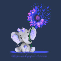 Hot Trend Osteogenesis Imperfecta Awareness Cute Elephant Sunflower Bl Men Denim Jacket | Artistshot