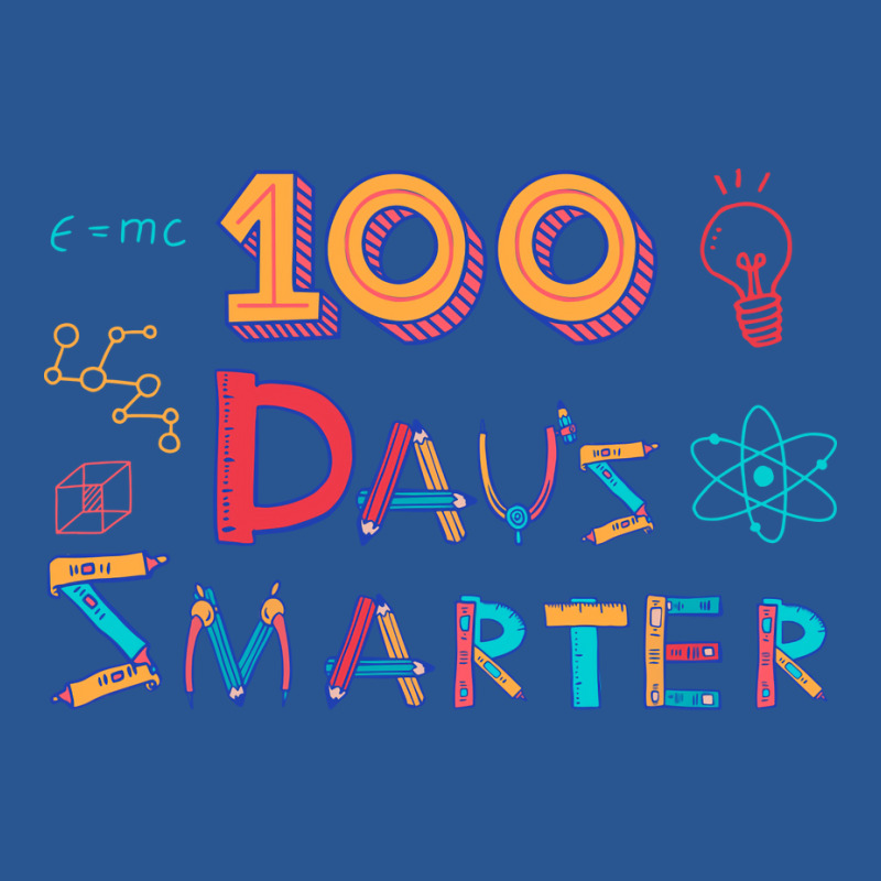 100 Days Smarter Blue T-shirt | Artistshot