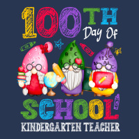 Happy 100th Day Of School Cute Gnome Kindergarten Teacher Trending Men Denim Jacket | Artistshot