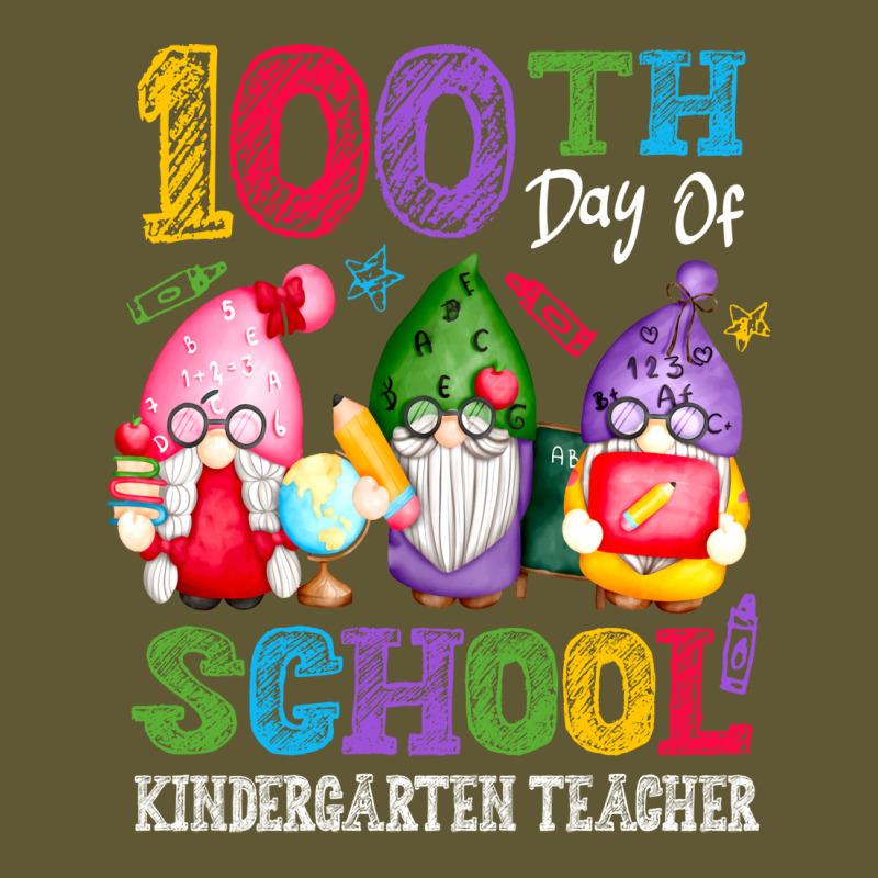 Happy 100th Day Of School Cute Gnome Kindergarten Teacher Trending Vintage Short | Artistshot