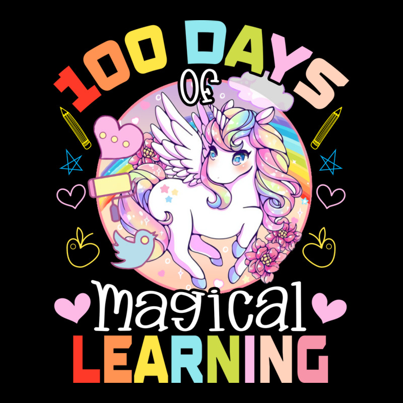 100th Day Of School Unicorn Girls 100 Days Of School Yellow Men's Long Sleeve Pajama Set | Artistshot