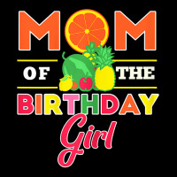 Womens Mom Of The Birthday Girl Twotti Fruity Theme Mommy Party T Shir Cropped Hoodie | Artistshot