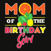 Womens Mom Of The Birthday Girl Twotti Fruity Theme Mommy Party T Shir Scorecard Crop Tee | Artistshot