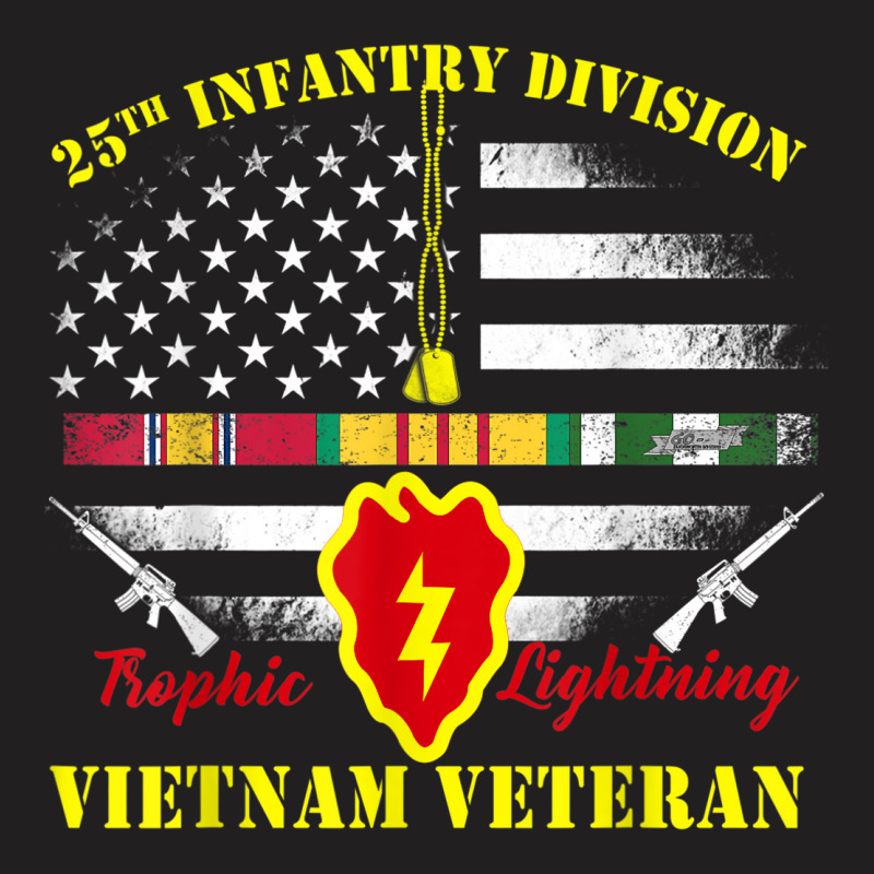 25th Infantry Division Vietnam Veteran Gift T-Shirt by ALFREDMCGOWAN | Artistshot